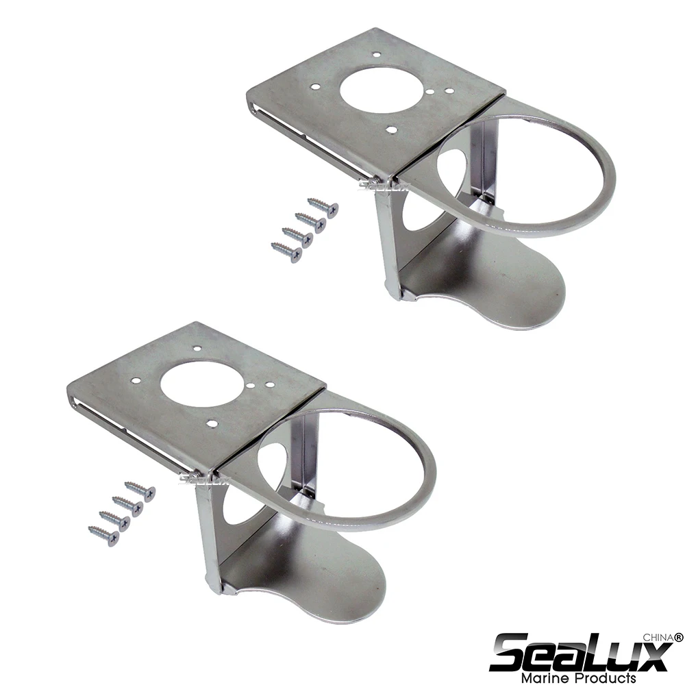 

Sealux запатентованный скрытый складной держатель для напитков, офисный держатель для чашек, настольные гаджеты, морской многоцелевой автомобиль, RV, лодка, рыбалка, 2 шт. в наборе