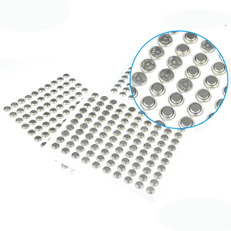 GTF 100PCS/Lot AG3 LR41 SR41W 392 192 GP192A LR736 Button Cell Watch Battery Cell Cion Batteries for flashlights,toys,watches