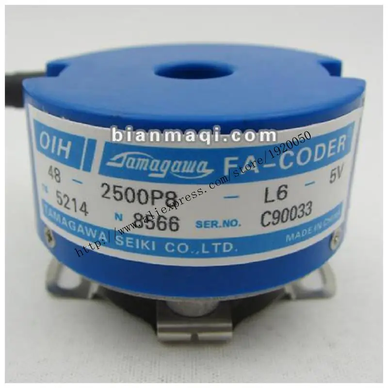 TAGAWA Tamagawa OIH48-2500P8-L6-5V rotary encoder 2500 lines outside diameter of 48mm