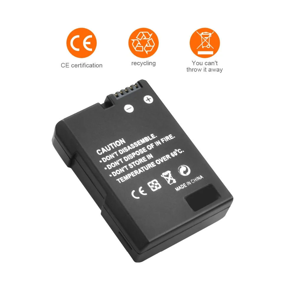 7.2V 1500mAh Li-ion EN-EL14 Rechargeable Battery for Nikon P7200 P7700 P7100 D5500 D5300 D5200 D3200 D3300 D5100 D3100 L50