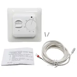 Electric Floor Heating Room Thermostat Temperature Controller Warm Regulator 220V 230V 16A NTC Sensor Programmable Universal