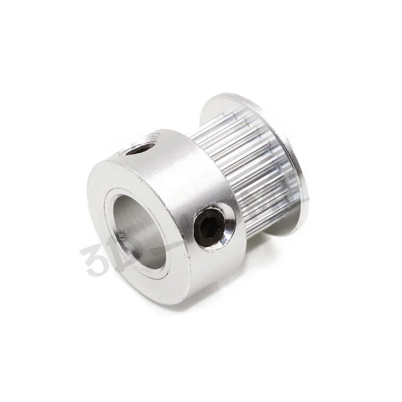 Polia gt2 furo de dente 16/20, engrenagem dentada 5mm 6.35mm 8mm, largura da correia 2gt, para peças da impressora 3d, 1 peça