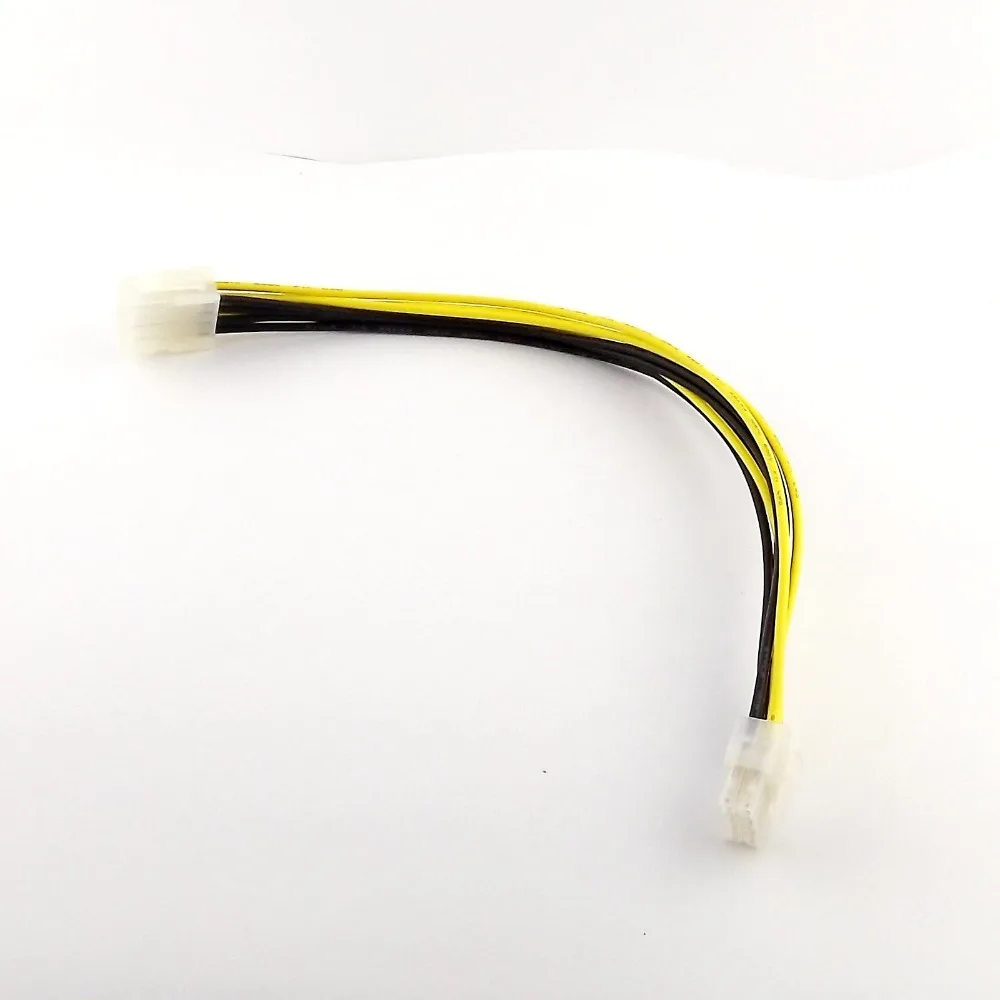 

10pcs 8 Pin 12V ATX EPS Power Extension Cable Male to Female Motherboard CPU 30cm 1ft