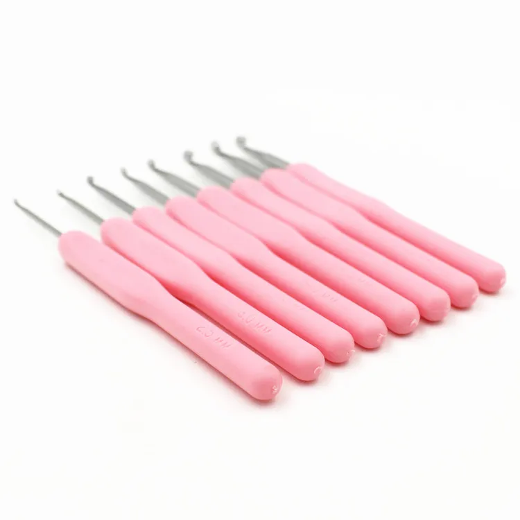 8pcs Knitting tool knitting needle crochet hook colorful aluminium hook sweater crochet hook