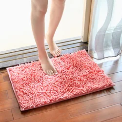 40x60 /50x80 /60x90 Cm Bath Mat For Bath Carpet Toilet Carpet Anti Slippery Water Absorb Comfort Area Chenille Carpet Area