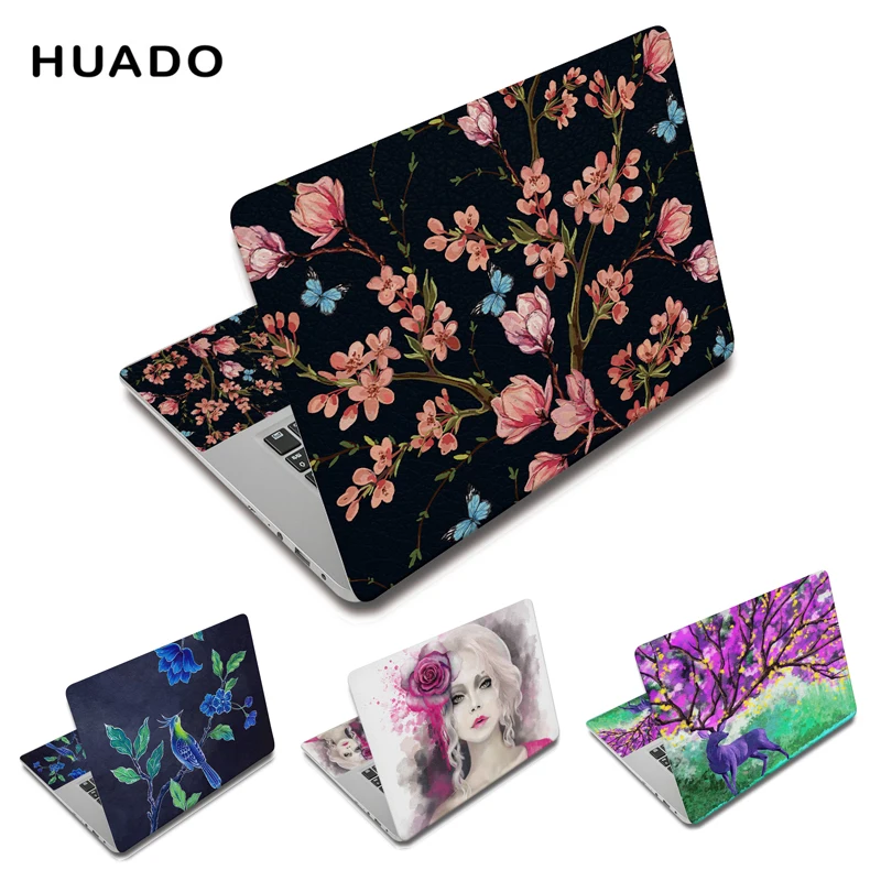 

Flower Laptop Skin stickers 15.6" notebook computer decal cover 11" 12" 14" 13"for mac pro/xiaomi air 13.3/lenovo/hp