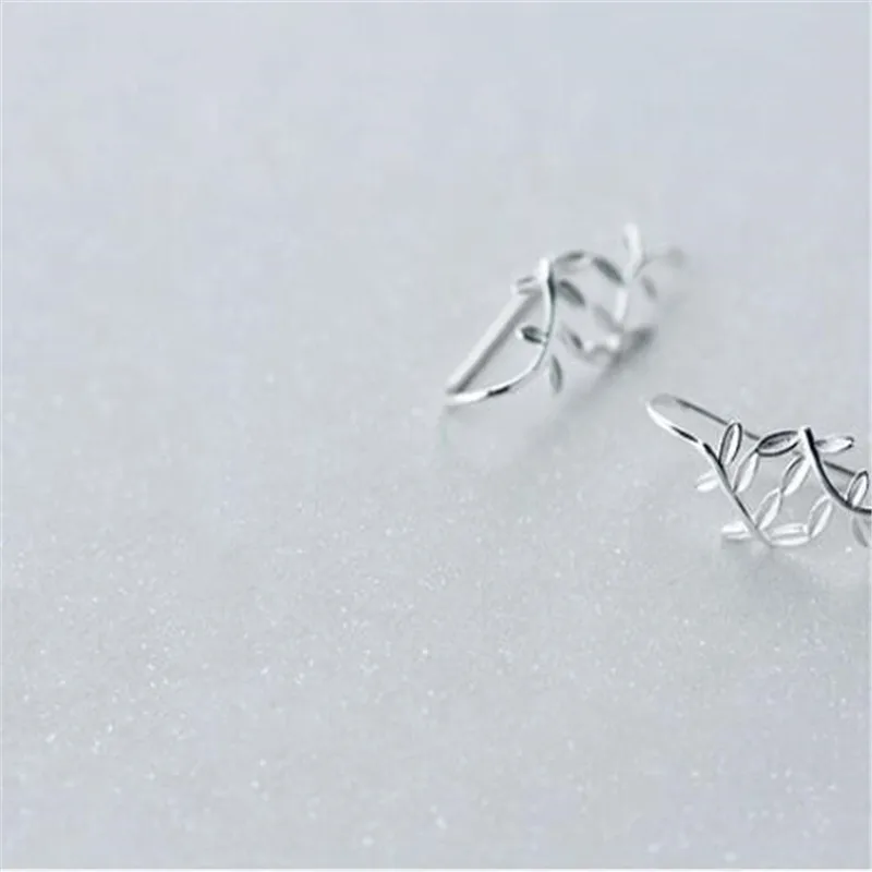 INZATT Real 925 Sterling Silver Leaves Bohemia Dangle Drop Earrings For Women Party Fashion Jewelry Pendientes Mujer Moda 2018