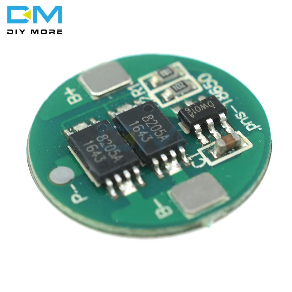 5PCS Dual MOS Battery Protection 18650 Lithium Li-ion Battery High Voltage Detection Circuit Module Board Overcurrent Detection