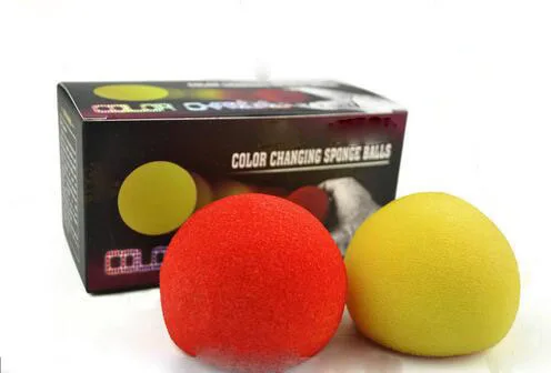 Color Change Sponge Ball Magic Tricks Close Up  Soft Sponges Changing Mentalism Illusion Gimmick Props Accessories Magicians