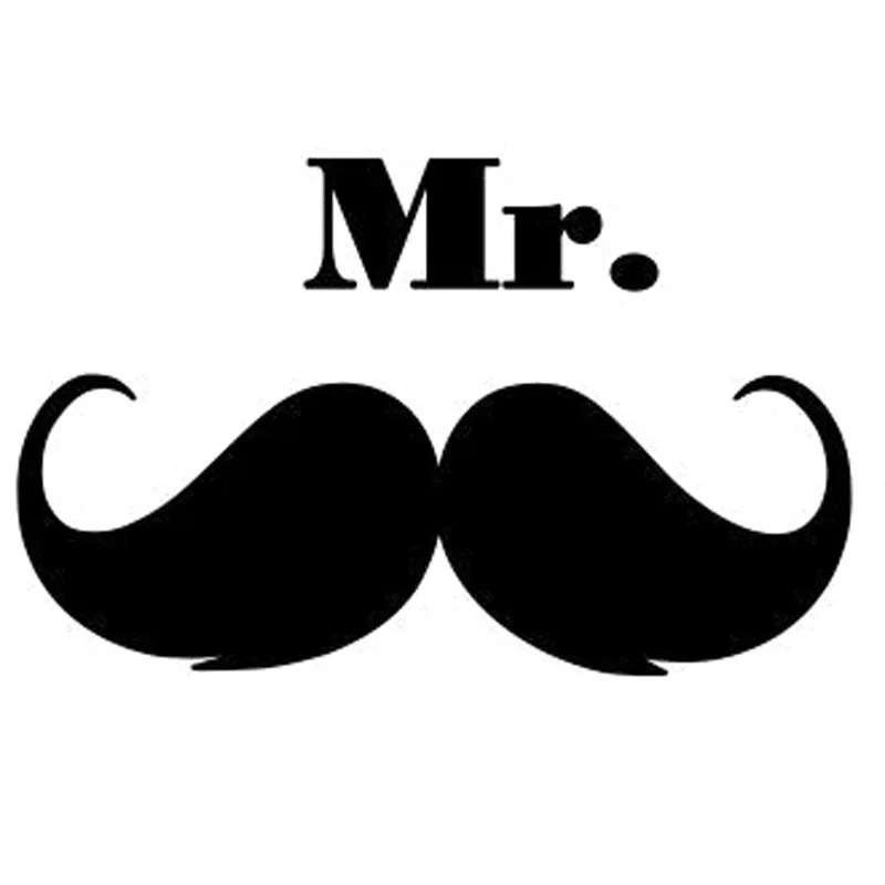 15X9.3CM MR BEARD Funny Vinyl Decal Car Sticker Car-styling Accessories S8-0830