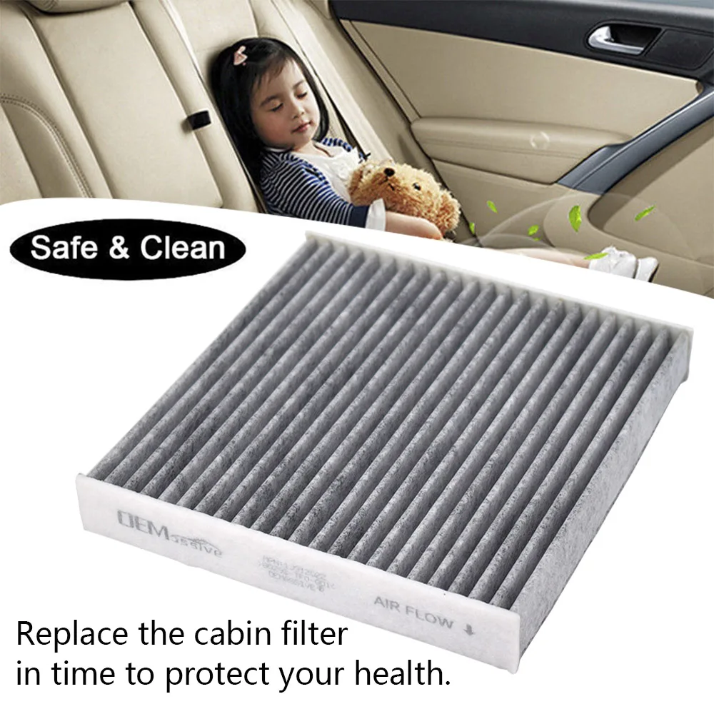 5x Car Accessories Pollen Cabin Air Filter For Honda City Civic X CR-Z Fit 3 4 HR-V Insight 2013 2014 2015 2016 2017 2018 2019