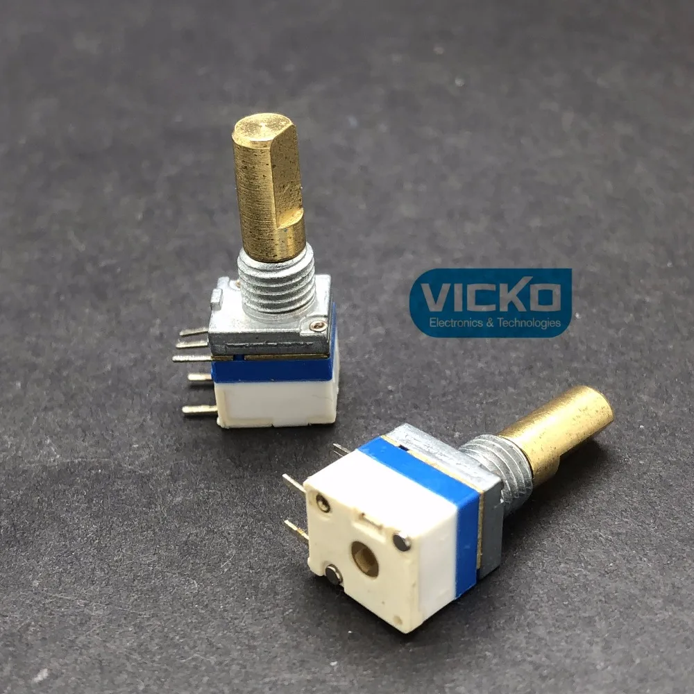 [VK]  CTR interphone A10K  volume switch potentiometer A103 5 feet copper shaft 15MM