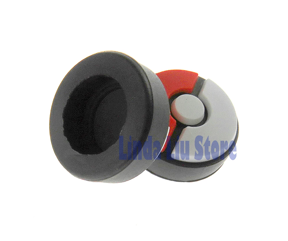 2 шт. мягкие силиконовые колпачки для ручек для переключателя Poke Ball Controller для кнопок Poke Ball, колпачки для джойстика для большого пальца, аксессуары