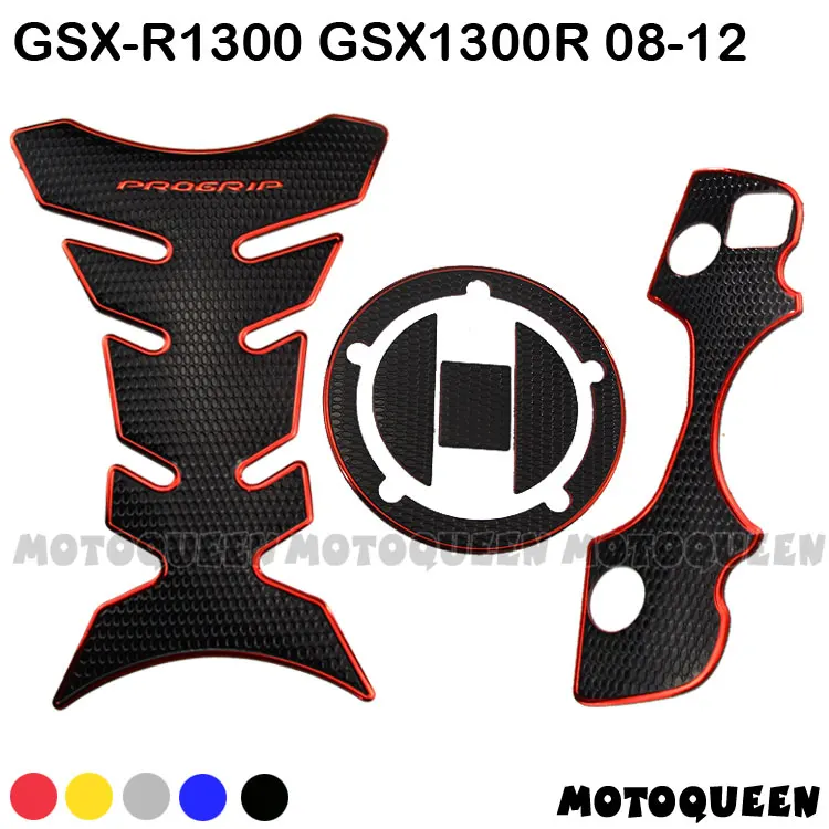 

3D Motorcycle Tank Pad Plate Fork Protector Decals Stickers for Suzuki GSXR 1300 GSXR1300 K8 K9 K10 2008-2012 2009 2010 2011