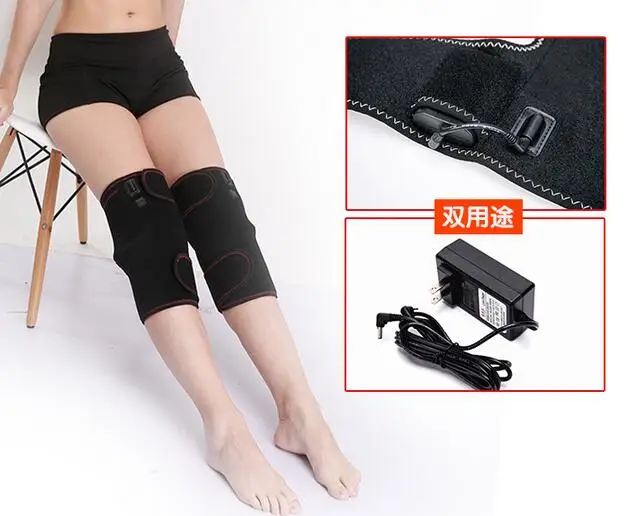 Electric Hot Moxa Constant Temp Kneading Heating Therapy Knee Massage Electrical Leg Belt Gloves Joint Arm Moxibustion Massager