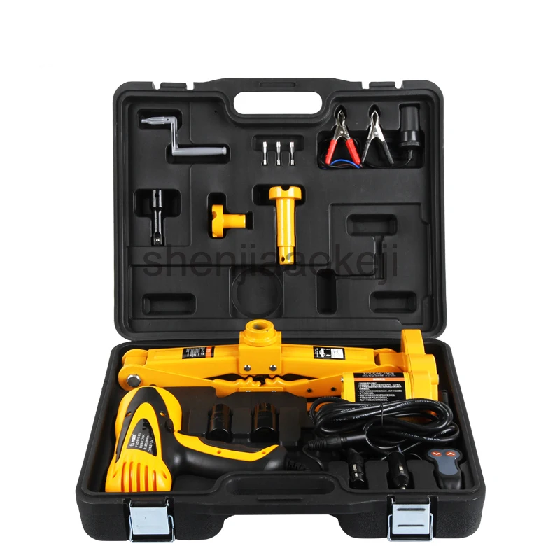 

Автомобильный электрический домкрат 12 В, автомобильные электроинструменты, домкрат для тяжелой нагрузки, электрический гаечный ключ 380 нм, аварийный инструмент для замены внедорожных шин