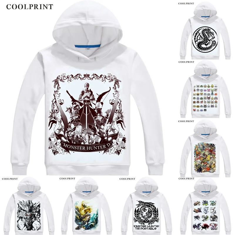 

Monster Hunter 4 Online Hoodies Multi-style Anime Shirt Thunder Wolf Wyvern Zinogre Cosplay Motivs Kawaii Cosplay Sweatshirts