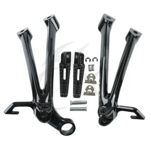 Rear Passenger Foot Pegs For Suzuki GSXR GSX-R 600 GSXR750 2008-2010 2009 Motorcycle Accessories