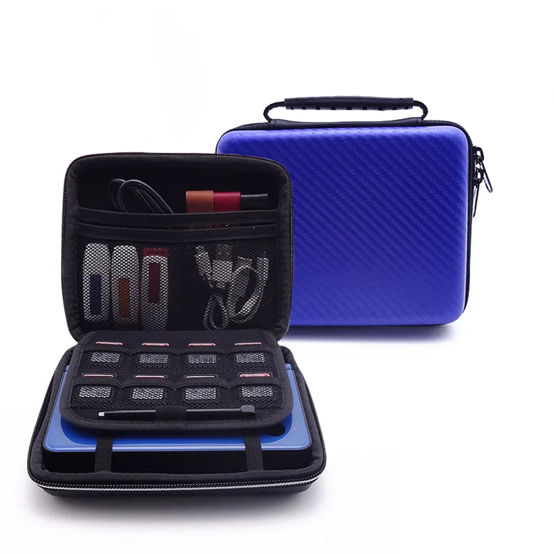 علبة قشرة صلبة حقيبة سفر سوداء تحمل حافظة واقية 1 تيرا بايت 2 تيرا بايت 3 تيرا بايت 4 تيرا بايت لنينتندو 2DS/WD جوازي لاسلكي Pro