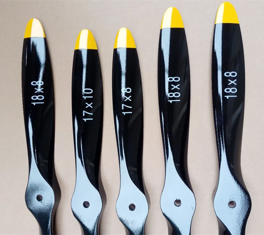 15x6/15x7/15x8/15x10 CCW or CW Wooden Propeller High Quality For Scale RC Gas Airplane Model Quadcopter Multicopter