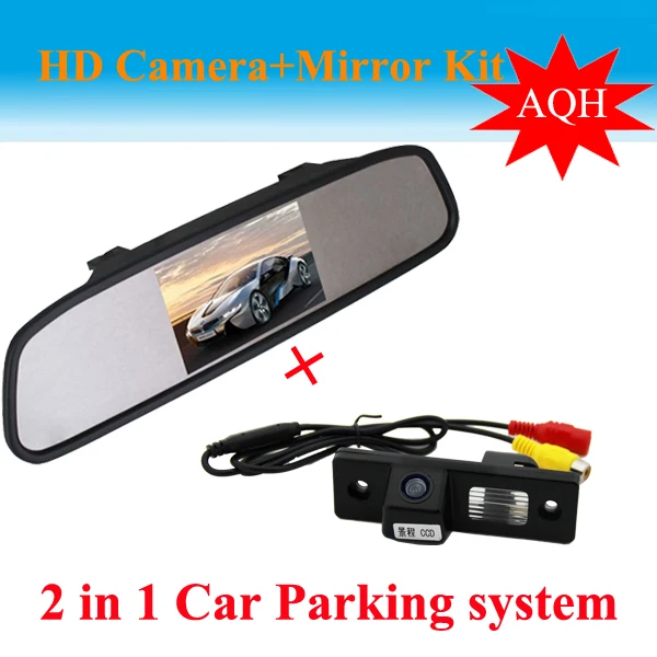 

4.3" Car Monitor mirror + Car backup rear view parking camera For Chevrolet Epica Lova Aveo Captiva Cruze car reverse camera