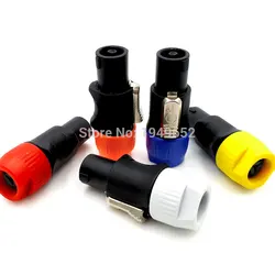 Speakon Connectors type 4 Pole cable Plug Male Caron Speaker Audio connector