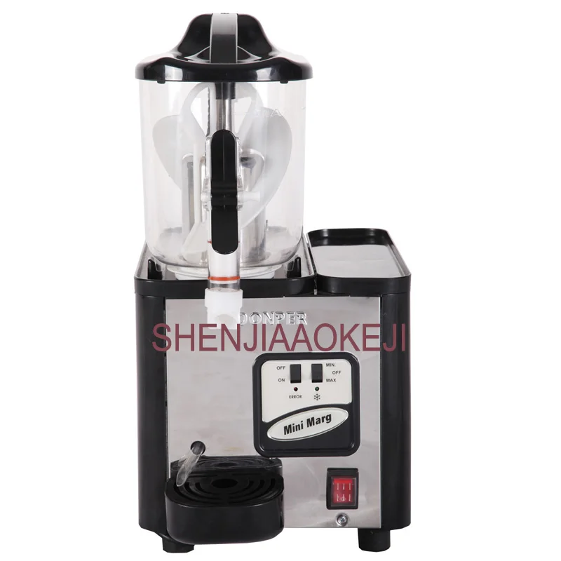 กระบอกเดียวหิมะละลายเครื่อง XC16 6L สแตนเลสขนาดเล็กเครื่อง slush สำหรับบ้าน 220 V 1 pc