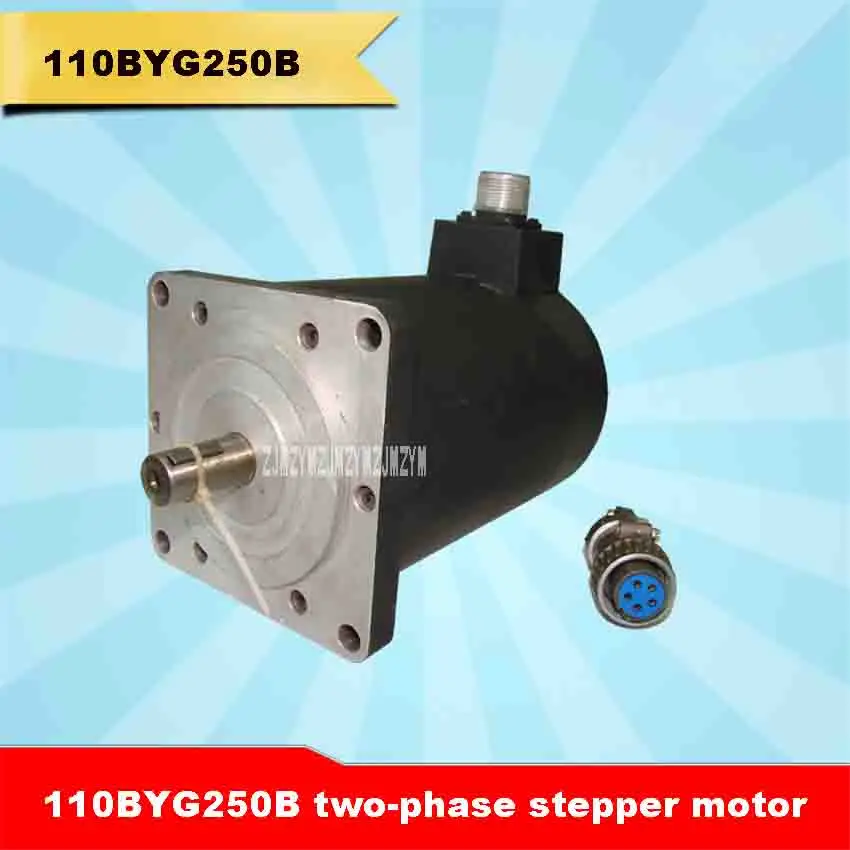 New 110BYG250B Two-phase Stepper Motor 1.8 Degrees Step Angle 6.0A AC110V 12Nm 0.74 ohm 13mH 11.3kg.Square Centimeters