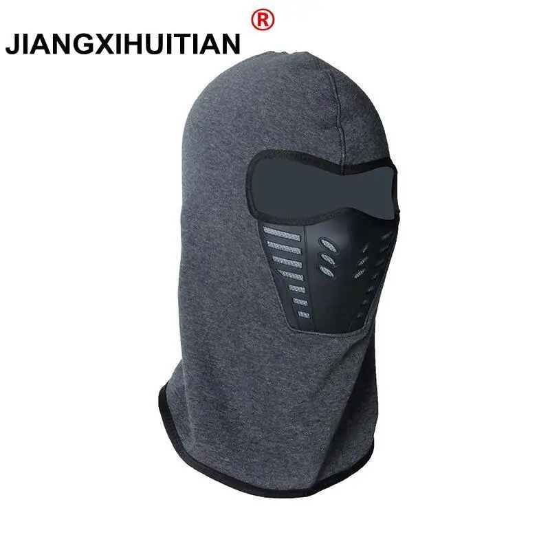 

Brand 2018 Winter Warm Full Face Cover Thermal Fleece Lined Windproof Anti Dust Ski Mask Balaclava Hood Rubber Breathable Vent