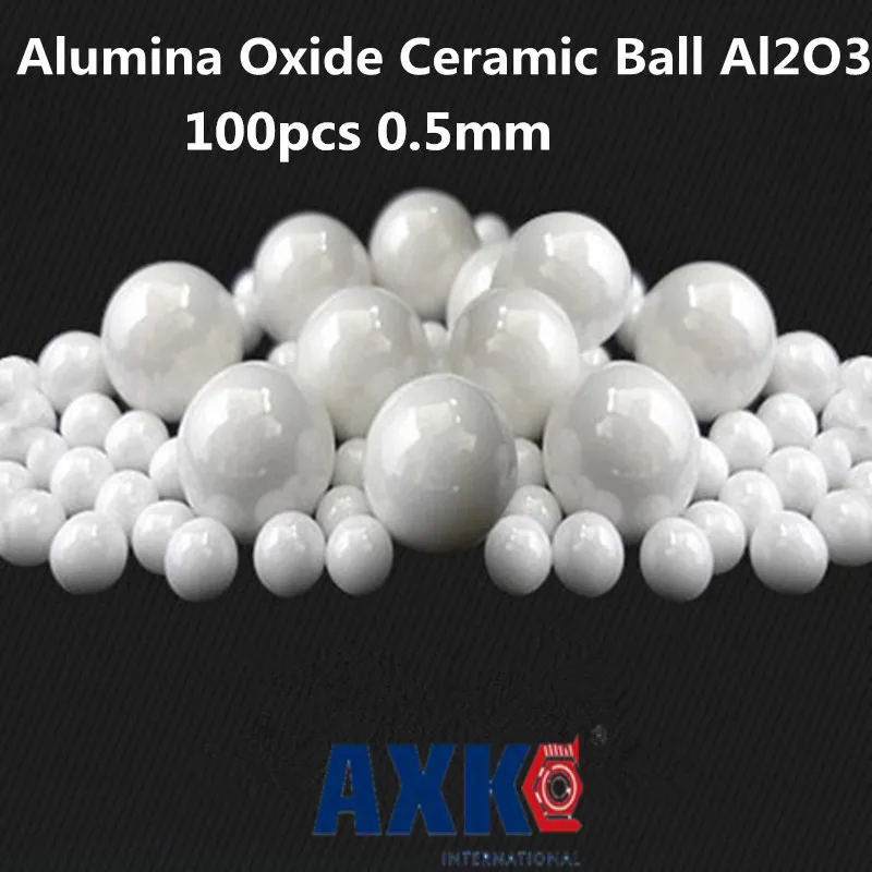 

2023 Real New Rolamentos Rodamientos 100pcs 0.5mm Alumina Oxide Ceramic Ball Al2o3 For Bearing/pump/linear Slider/valvs Balls