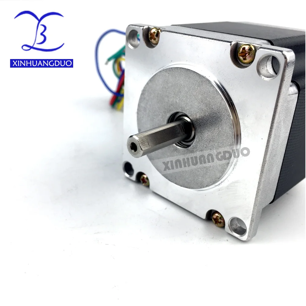 Nema 23 motor de passo do motor de passo único eixo motor passo 12.6kgcm 1.8degre 4 leva 56mm 3d impressora robô espuma plástico metal