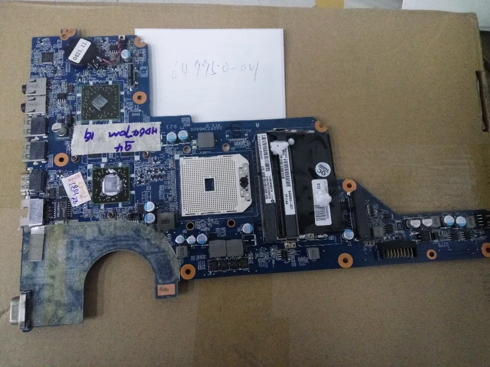 649950-001 vuelta conectar con placa base G4 prueba completa de vuelta con junta