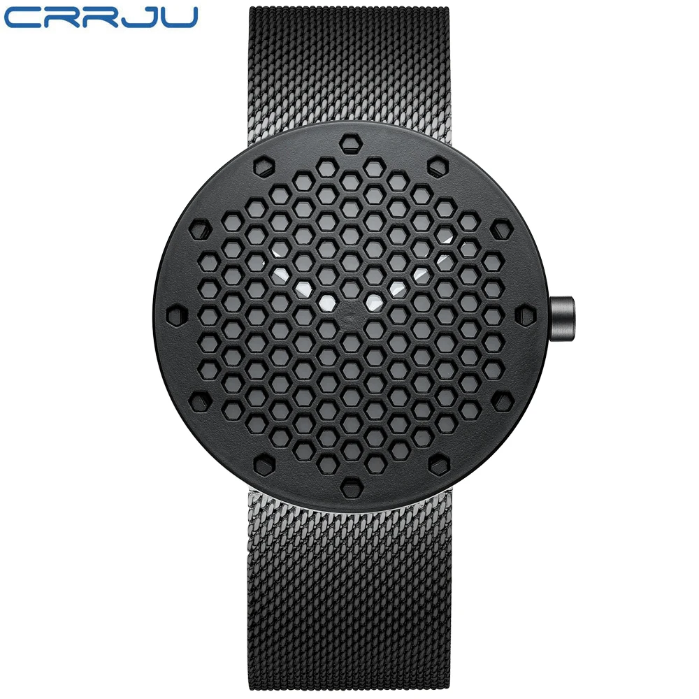 

CRRJU Watches Men Top Brand Luxury Cow Quartz-Watches Sport Men's Watches Waterproof Relogio Heren Hodinky Wristwatch