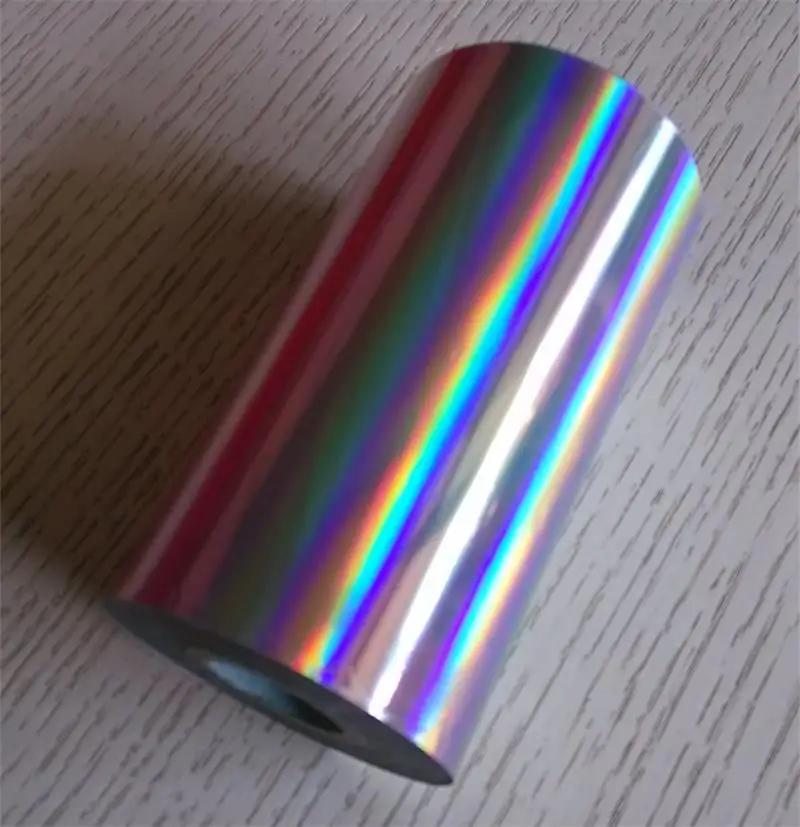 Free Ship Two Rolls Laser Gold and Silver Foil Paper DIY Heat Transfer for Hard Box/Plastic Material