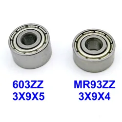1pcs DALUO Bearing 603ZZ 3X9X5 MR93ZZ 3X9X4 603Z 603 MR93 MR93Z Single Row Miniature Deep Groove Ball Radial Ball Bearing