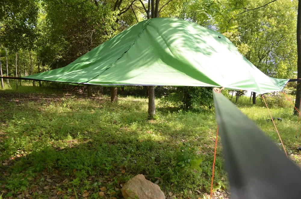 Imagem -04 - Ultraleve Hanging Tree House para Pessoas Impermeável Hammock Season Camping Tenda Suspensa Árvore Caminhadas Mochila