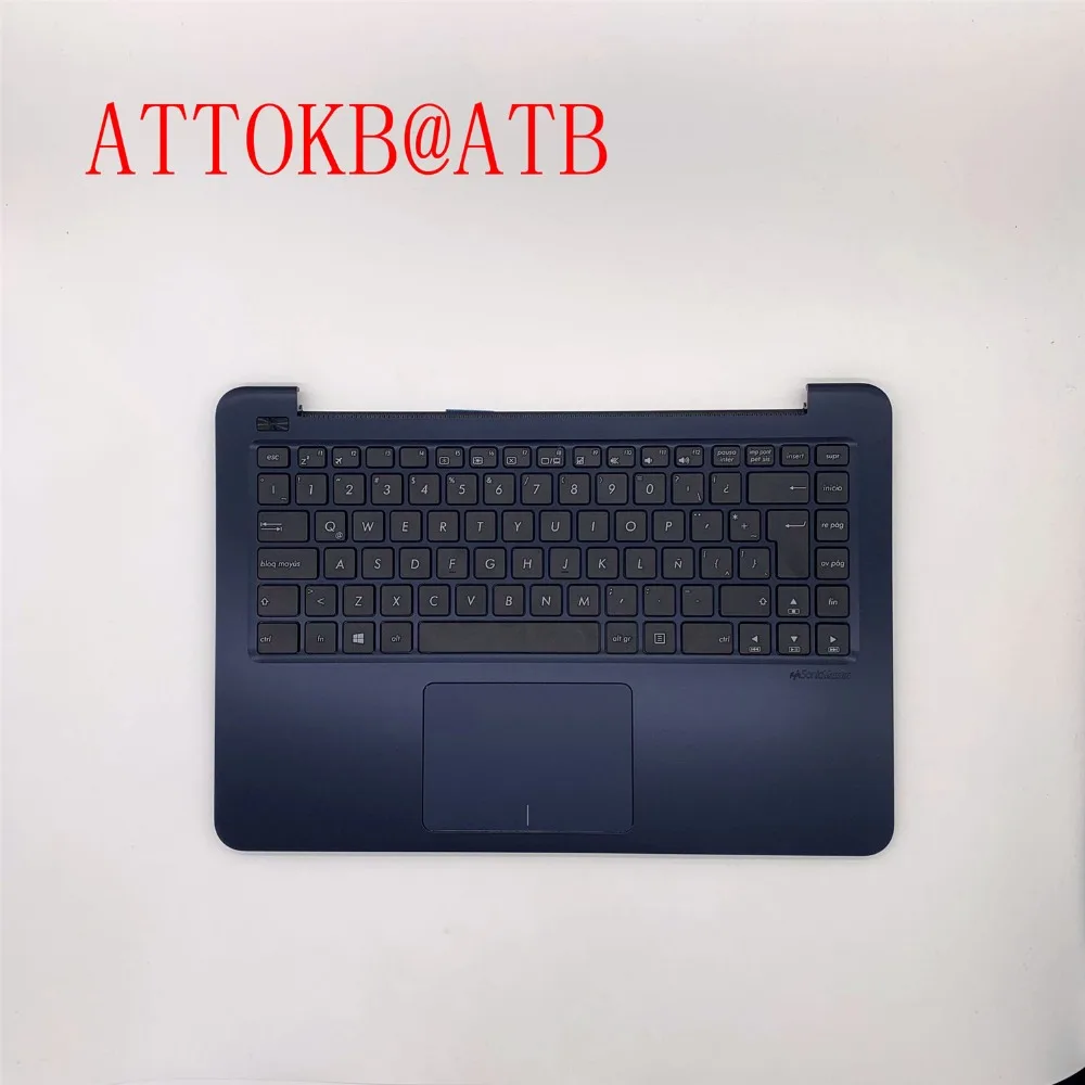 New Laptop US/LA Keyboard for ASUS E402 E402M E402MA E402SA E402NA E402BA Palmrest Cover Keyboard