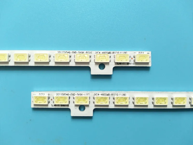 Retroiluminación LED tira de la lámpara para Samsung 46 "TV UA46D5000 2011SVS46 5K6K H1B-1CH BN64-01644A LTJ460HN01-H JVG4-460SMA-R1 UE46D5000