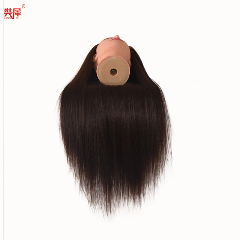 Professional training heads with long thick hairs practice Hairdressing dolls head hair Styling maniqui tete mannequins for sale