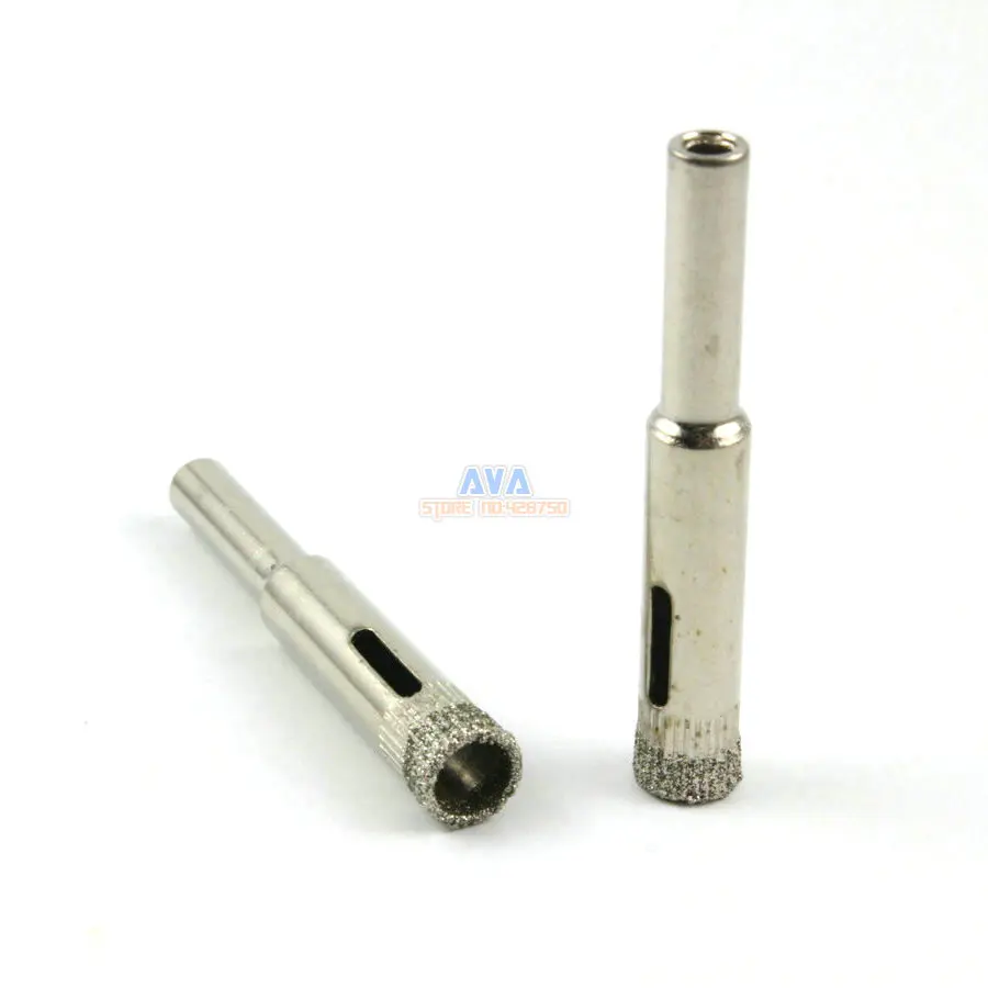 20 Pcs 8mm Dia Diamond Coated Drill Bit Marble Tile Glass Hole Saw Cutting Tool