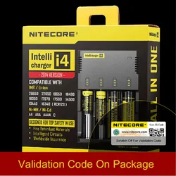 Original Nitecore New I4 Digicharger Battery Charger Nitecore Charger for 26650 18650 18350 16340 14500 10440