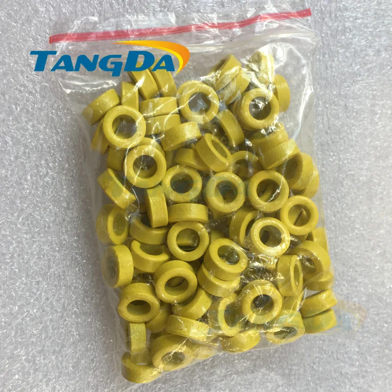 Tangda 10 6 5 insulated yellow ferrite core bead 10*6*5mm magnetic coil inductance interference anti-interference filter A.