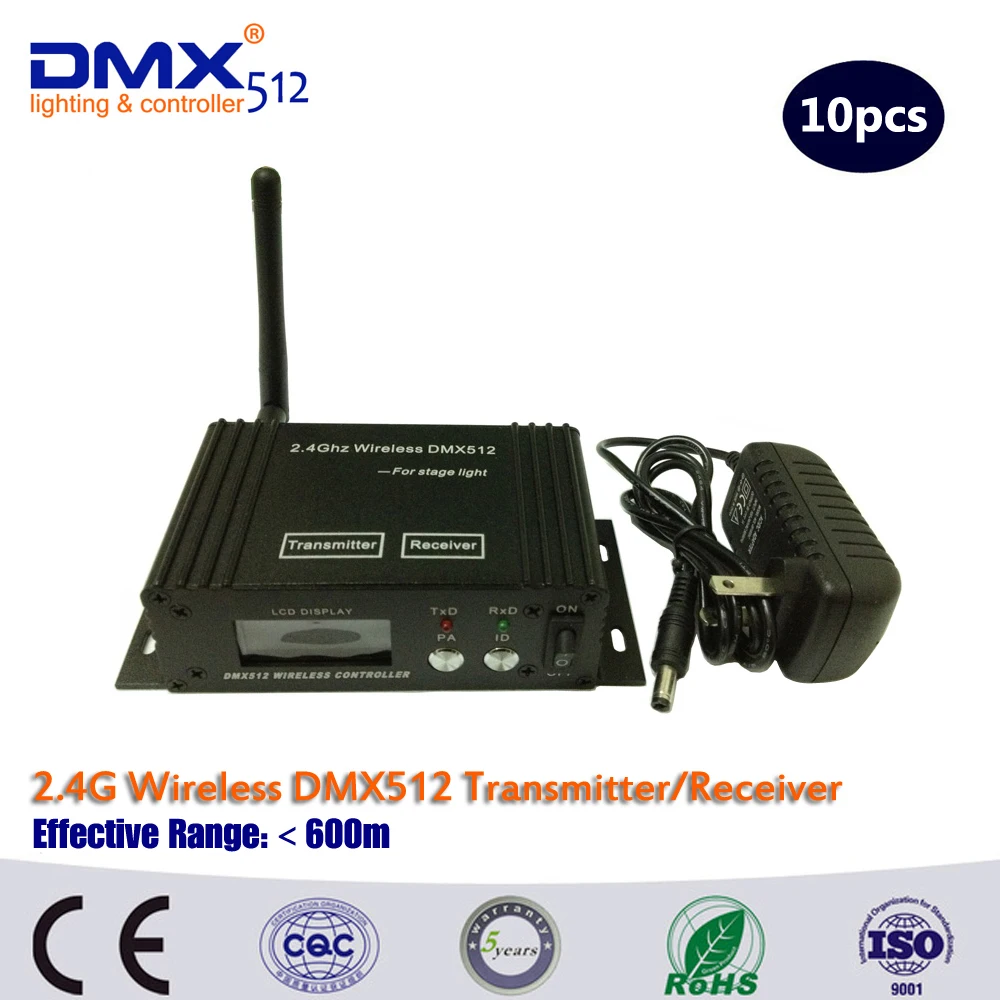 dhlfedex sem fio dmx sender mais receptor 24 g dmx512 sem fio receptortransmissor 01