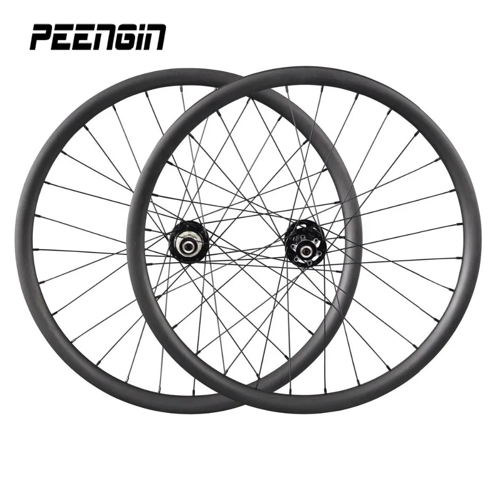 Clean Out Inventory!Carbon Cycling Wheels 29-Bike-Rim /27.5er 27mm Width Tubular Wheelset Japanese Toray T700 T800 Disc Brake XC