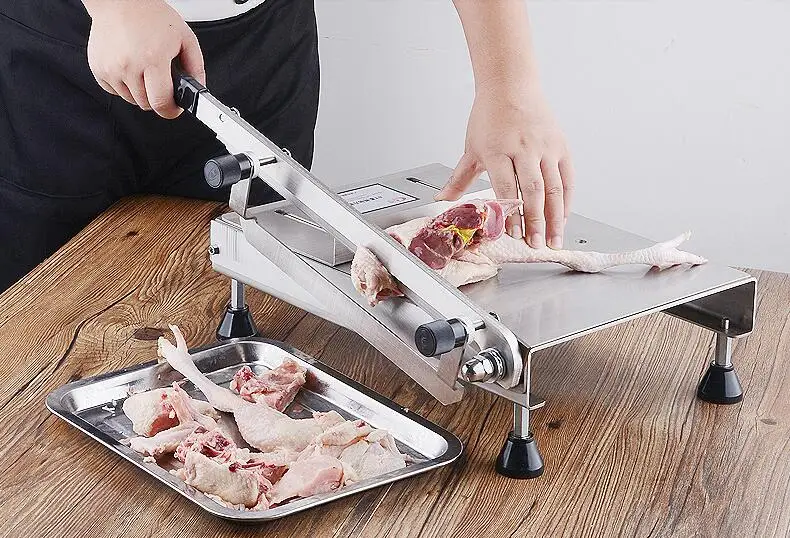 Commercial stainless steel slicer, hand-cut chicken machine gelatin nougat slicer, manual chopping knife