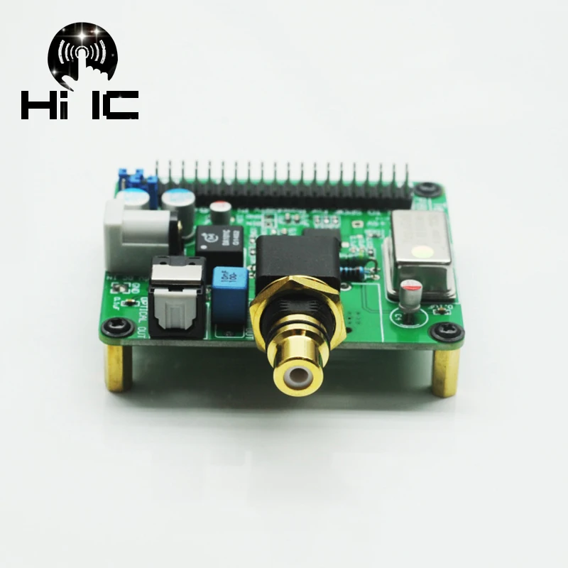 I2S Coaxial HiFi DAC DIGI Digital Audio Sound Card  WM8804G Expansion Board Decode Board Encoder for Raspberry pi pi2 B+ 3B+ 4B