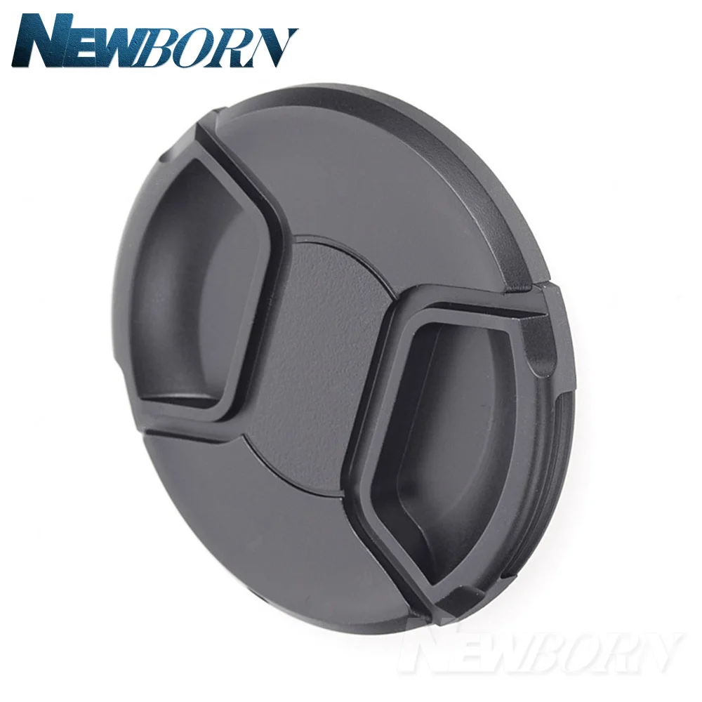 10pcs 49mm 52mm 55mm 58mm 62mm 67mm 72mm 77mm Center Pinch Snap-on Front Lens Cap For Camera Lens Filters