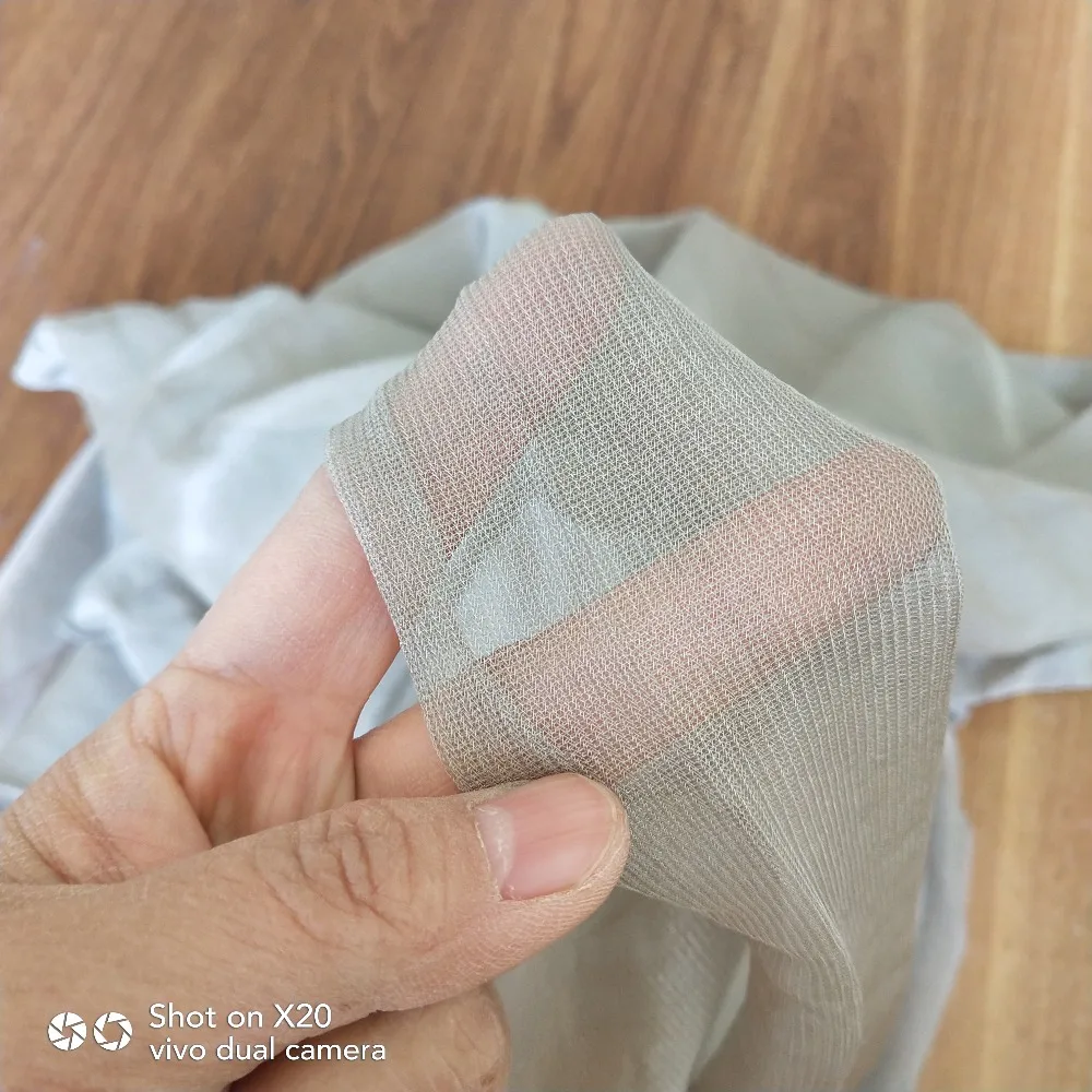 EMF Blocking Transparent Mosquito Net Fabric For 5G Protection