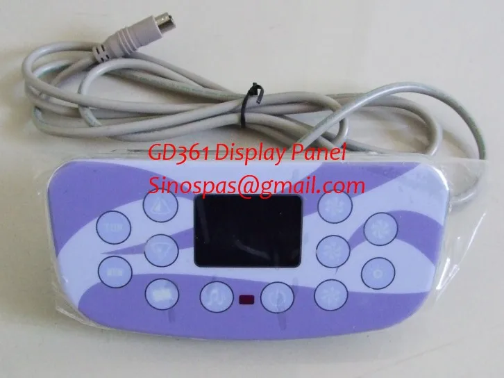 Hot tub spa Controller Keypad Display Panel GD361 with 7 Pins