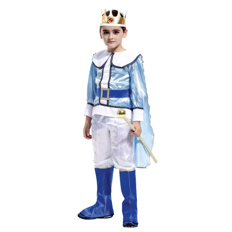 Arabic King Prince Costume for Boys New Year Carnival Halloween Christmas Kids Fantasia Fancy Dress Children Cosplay Clothes